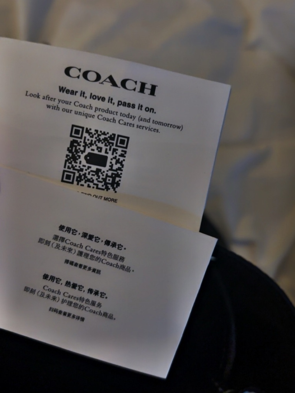 Coach Black Leather Bag with Gold Hardware - Picture 5 of 5